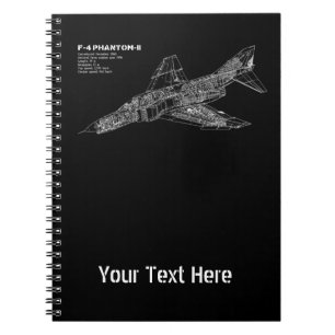 Phantom Fighter Jet (Supersonic Aircraft) Pilot Notebook