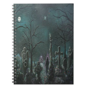 Phantom Graveyard Spiral Notebook