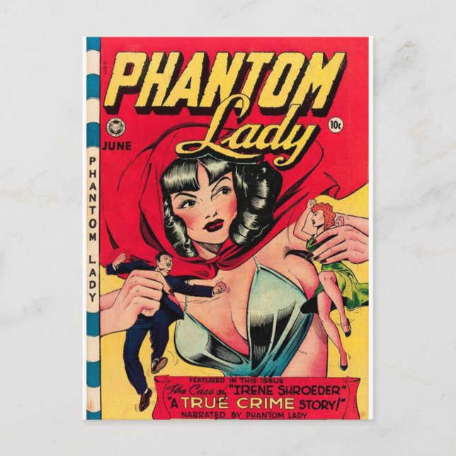 phantom Lady 1 Postcard (Front)