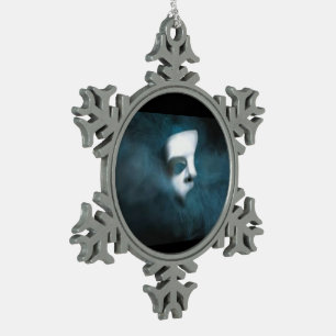 Phantom Mask Snowflake Ornament