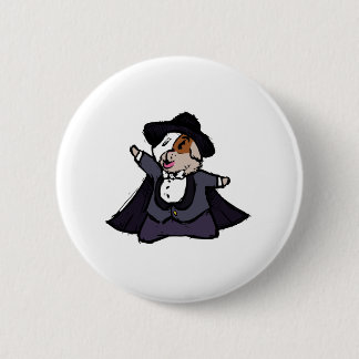 Phantom of the Opera Guinea Pig 6 Cm Round Badge