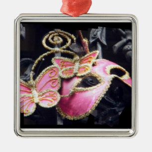 Phantom Pink Metal Tree Decoration