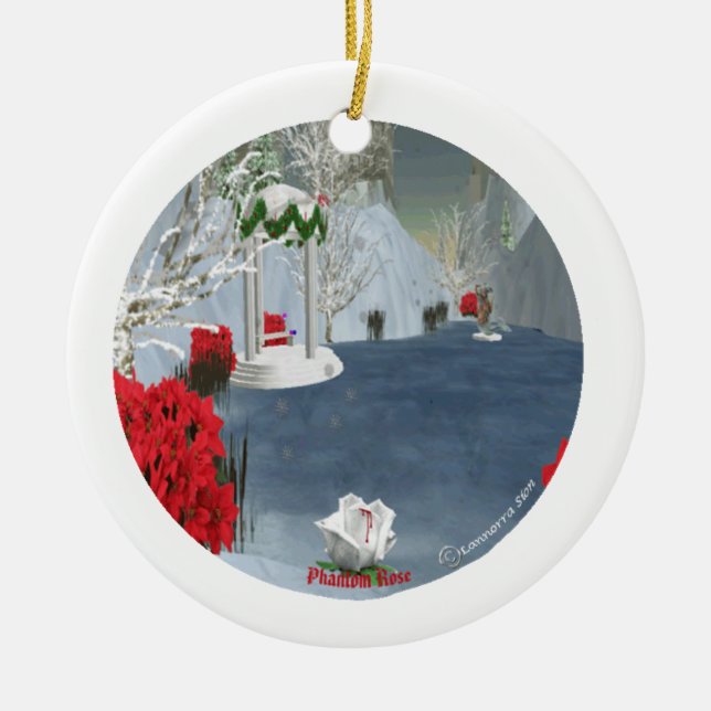Phantom Rose Ornament (Front)
