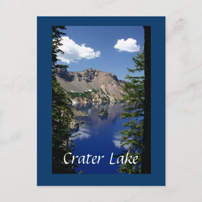 Phantom Ship and Crater Lake Postcard (Front)
