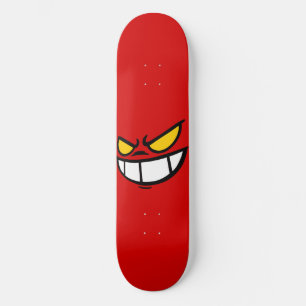 Phantom Smile™ Bold Red Skateboard Deck