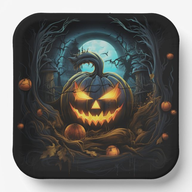 Phantom's Folly cardboard plates (Front)