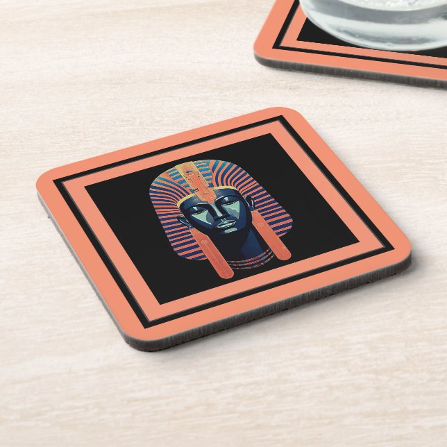 Pharaoh Beverage Coaster (Left Side)