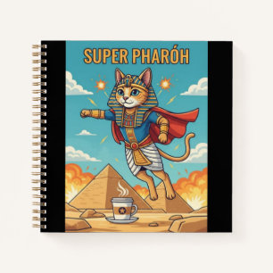 Pharaoh Cat - Super Heroic Ancient Egyptian Feline Notebook