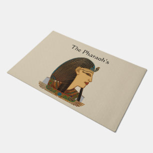 Pharaoh Egyptian Folk Art Doormat