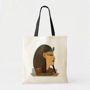 Pharaoh Egyptian Folk Art Tote Bag
