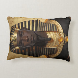 Pharaoh Energy — Ancient African King Modern Art  Decorative Cushion