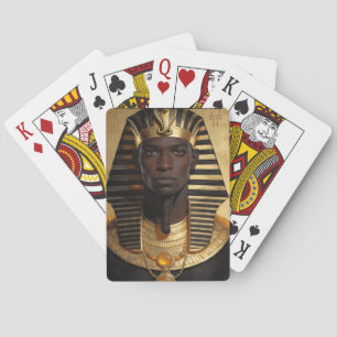 Pharaoh Energy — Ancient African King Modern Art Playing Cards