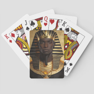 Pharaoh Energy — Ancient African King Modern Art Playing Cards