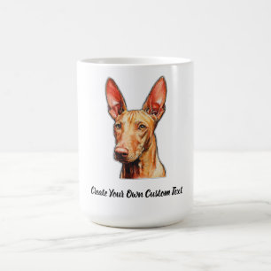 Pharaoh Hound Dog Create Your Own Custom Text Coffee Mug