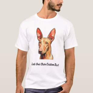 Pharaoh Hound Dog Create Your Own Custom Text T-Shirt