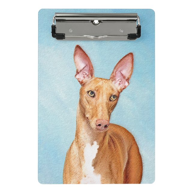 Pharaoh Hound Painting - Cute Original Dog Art Mini Clipboard (Front)