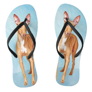 Pharaoh Hound Painting - Cute Original Dog Art Thongs