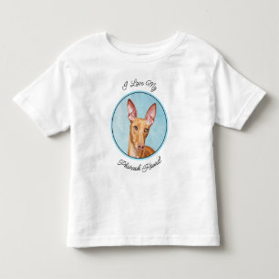 Pharaoh Hound Painting - Cute Original Dog Art Toddler T-Shirt