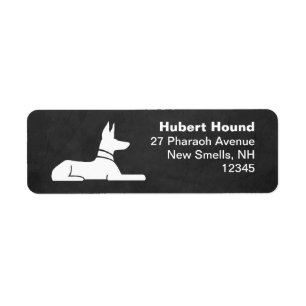 Pharaoh Hound Return Address Label