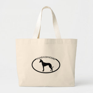 Pharaoh Hound Silhouette Black Bag