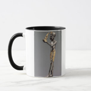 Pharaoh making an offering before the Goddess Maat Mug