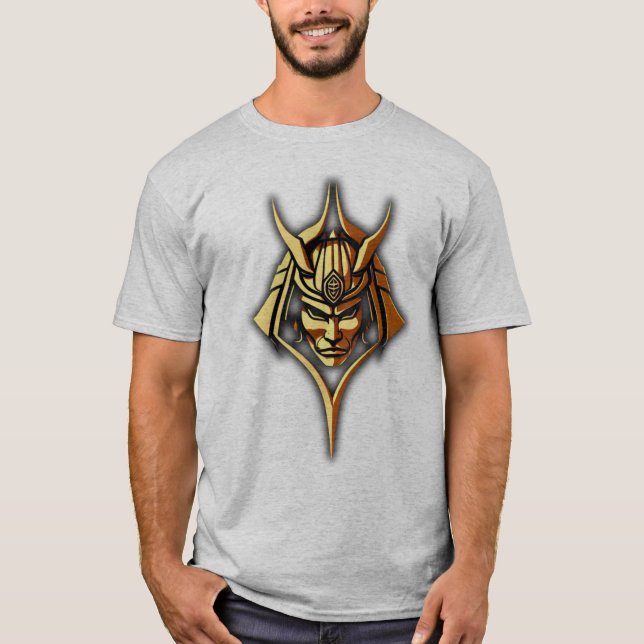 Pharaoh Mask Logo Grey Tee (Front)