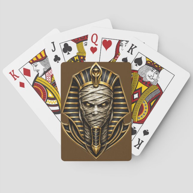 Pharaoh Mummy Phone Case Playing Cards (Back)