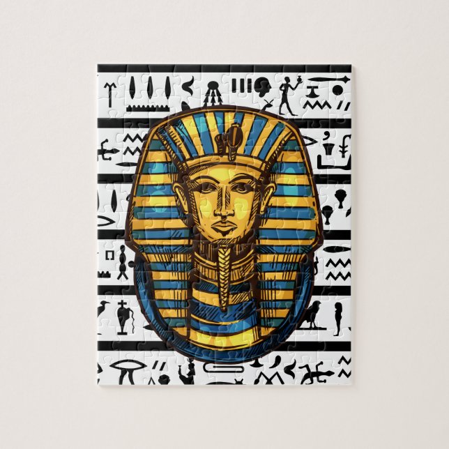 Pharaoh of Egypt Puzzle (Vertical)