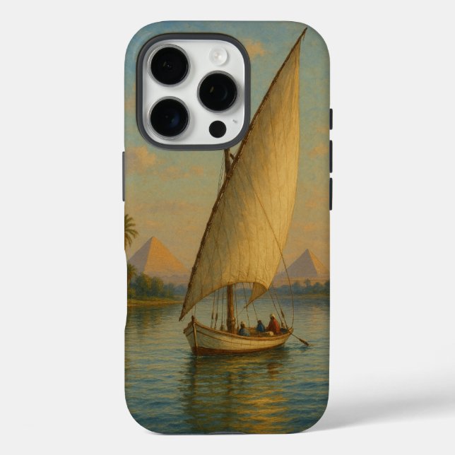 Pharaoh of the Nile – Ancient Egypt iPhone Case (Back)