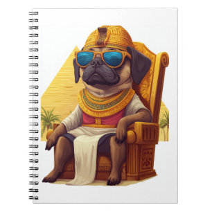 Pharaoh Pug – Ancient Egypt Dog Notebook