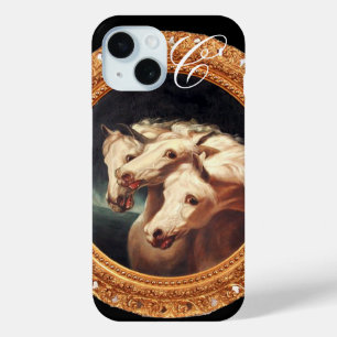 Pharaoh’s Chariot Horses Monogram iPhone 15 Case