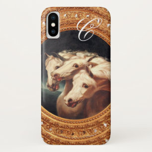 Pharaoh’s Chariot Horses Monogram iPhone X Case