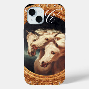 Pharaoh’s Chariot Horses Monogram iPhone 15 Case