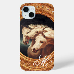 Pharaoh’s Chariot Horses Monogram iPhone 15 Mini Case
