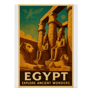 Pharaoh’s Legacy – Temple of Luxor” Poster