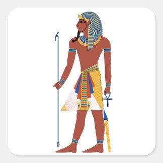 Pharaoh Square Sticker