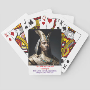 Pharaoh Taharqua Classic Playing Cards