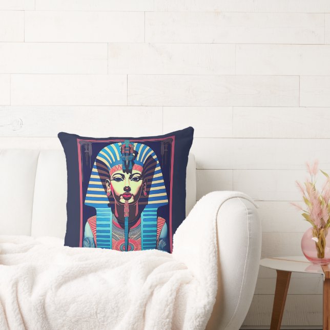 Pharaoh Throw Pillow (Couch)