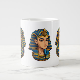 Pharaoh Tutankhamun’s Golden Mask Large Coffee Mug