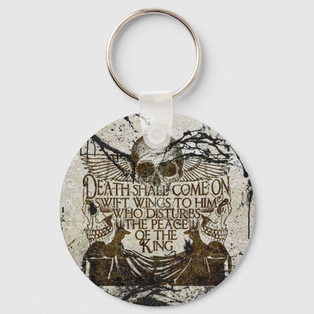 Pharaoh's Curse Key Ring (Front)