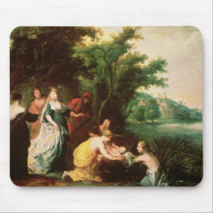 Pharaoh's Daughter Discovering Moses Mouse Pad