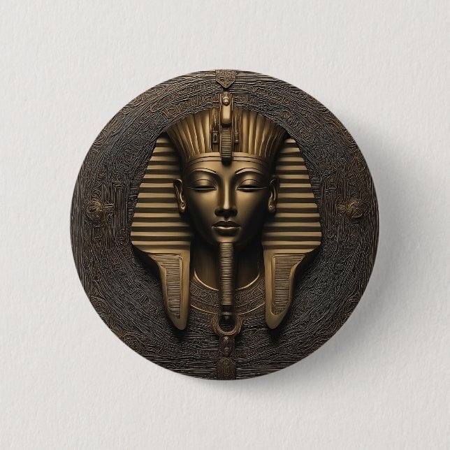 Pharaoh's Majesty: Luxurious Button Art (Front)