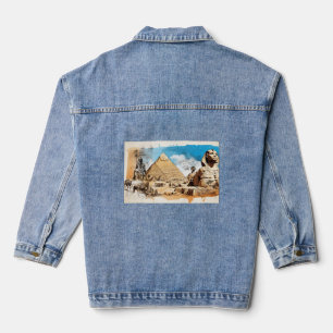 Pharaoh's Portrait Denim Jacket