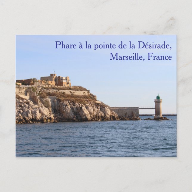 Phare à la pointe de la Désirade Postcard (Front)