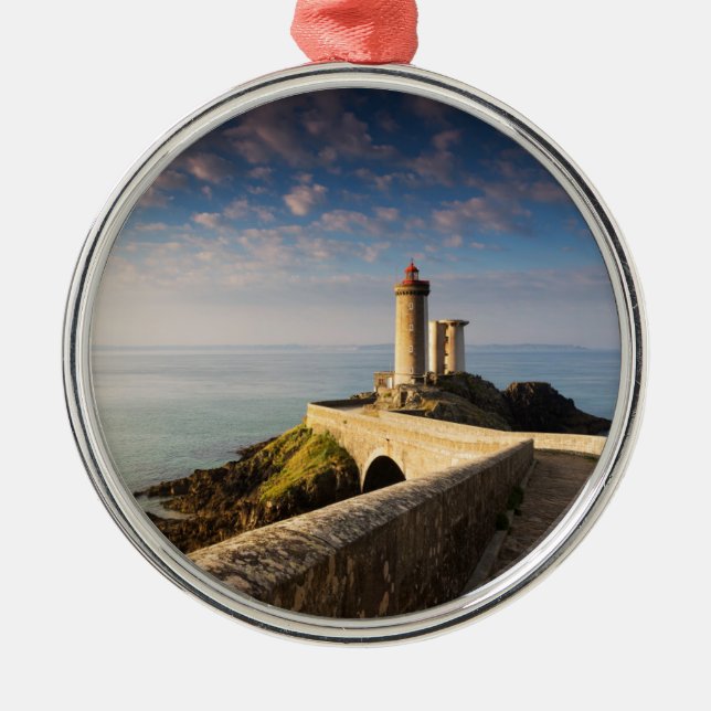Phare du Petit Minou (Minou Lighthouse) Metal Ornament (Front)