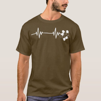 Pharmaceutical Heartbeat Pharmacists Magician 1 T-Shirt