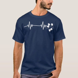 Pharmaceutical Heartbeat Pharmacists Magician T-Shirt
