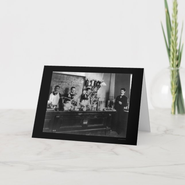 Pharmaceutical Lab at Howard University 1900 Card (Front)