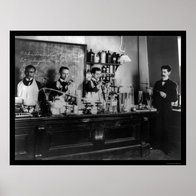 Pharmaceutical Lab at Howard University 1900 Poster (Front)