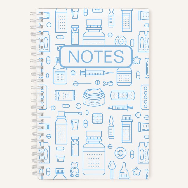 Pharmaceutical Medical Medicines Notebook (Front)